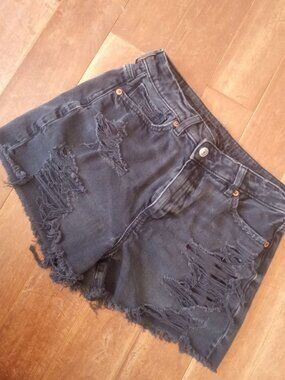 Black American Eagle Shorts